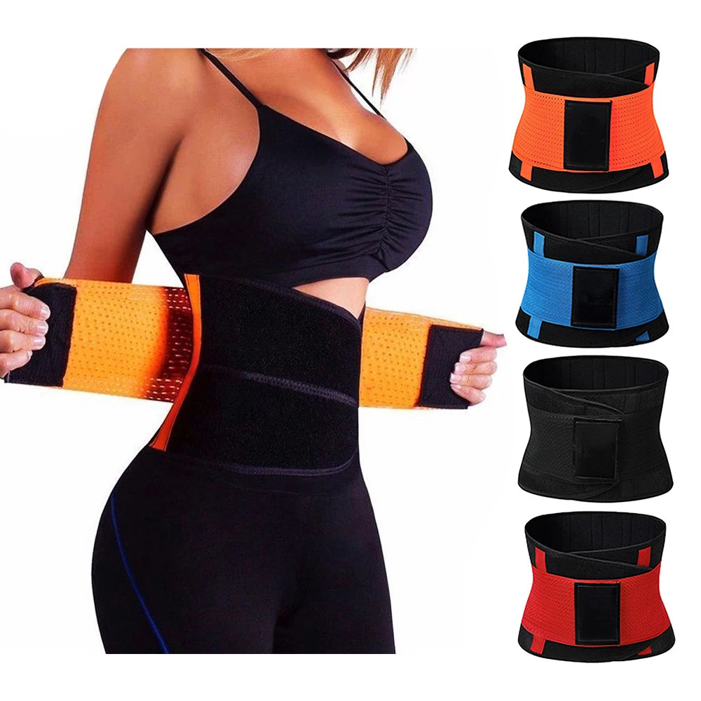 Fitness Belt Xtreme Power Thermo Body Shaper Waist Trainer Trimmer Corset Waist Belt Cincher Wrap Workout Shapewear Slimming