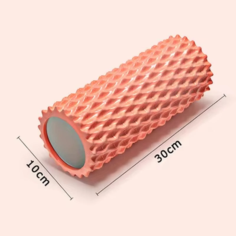 EVA Fitness Yoga Column Gym Foam Therapy Roller Exercise Massage Roller for Physical Therapy and Muscle Medium Density