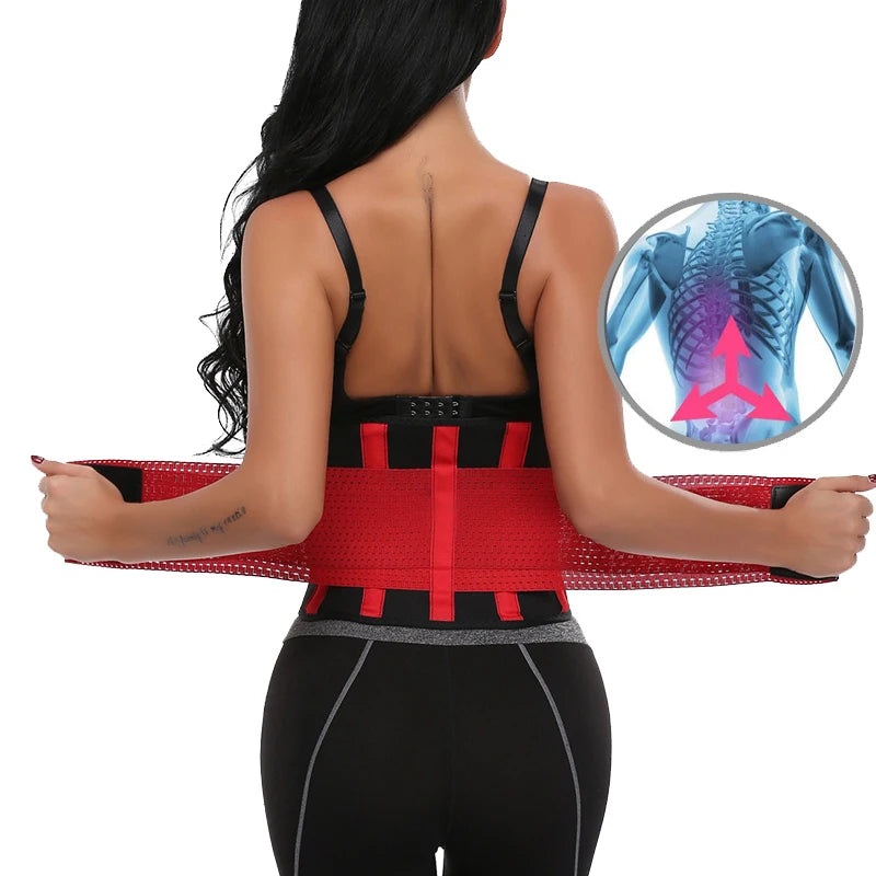 Fitness Belt Xtreme Power Thermo Body Shaper Waist Trainer Trimmer Corset Waist Belt Cincher Wrap Workout Shapewear Slimming