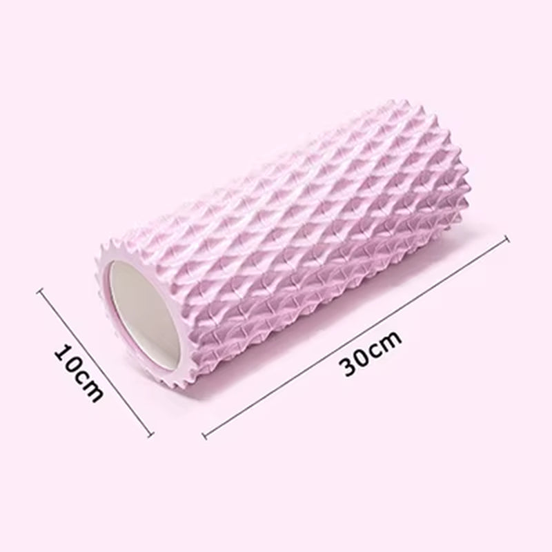 EVA Fitness Yoga Column Gym Foam Therapy Roller Exercise Massage Roller for Physical Therapy and Muscle Medium Density