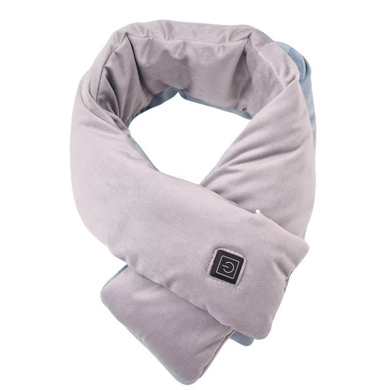 Electric Winter Warm Heating Scarf USB Heater Rechargeable Cervical Collar Soft Neck Wraps Heating Pads Bufandas Шарф Зимний