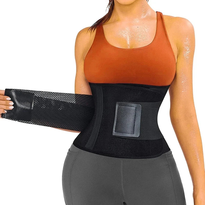 Fitness Belt Xtreme Power Thermo Body Shaper Waist Trainer Trimmer Corset Waist Belt Cincher Wrap Workout Shapewear Slimming