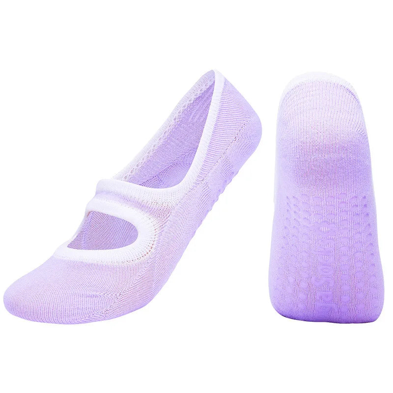 New Yoga Socks Ladies Ballet Dance Sports Socks for Fitness Gym Women High Quality Pilates Socks Quick-Dry Damping Ballet Socks